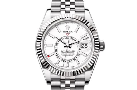 rolex sky-dweller oyster 42 mm oystersteel and white gold|rolex sky dweller watch sale.